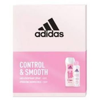 Hlavný obrázok Adidas darčeková kazeta pre ženy Control & Smooth SG 250ml, Antiperspirant 150ml