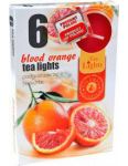 Admit Blood Orange čajové vonné sviečky 6ks