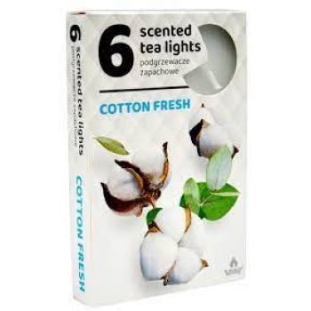 Hlavný obrázok Admit Cotton Fresh čajové vonné sviečky 6ks
