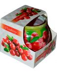 Admit Cranberry sviečka sklo voňavá 80x72mm 90g 32271