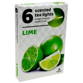 Hlavný obrázok Admit Lime čajové vonné sviečky 6ks