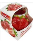 Admit Strawbery sviečka sklo voňavá 80x72mm 90g 32270