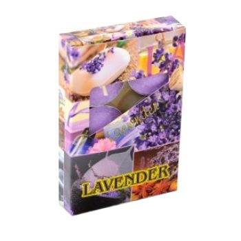 Hlavný obrázok Adpal Lavender vonné lis. sviečky 6ks 27483