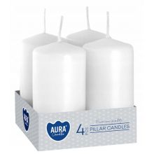 loader for Adventná sviečka Aura Biela 4x8cm 4ks