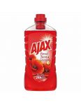 Ajax Floral Red červený univerzálny čistič na podlahy 1l