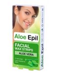 Aloe Epil voskové pásiky na tvár 12ks