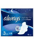 Always Infinity Absorb 10x Night hygienické vložky 10ks