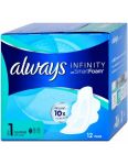 Always Infinity Absorbs 10x Normal hygienické vložky 12ks