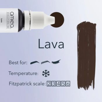Hlavný obrázok Amiea EVOLUTIONLINE Lava – PMU pigment na obočie a očné linky – 10 ml