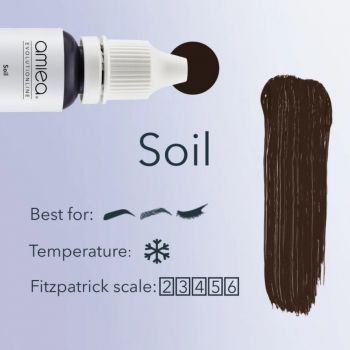 Hlavný obrázok Amiea EVOLUTIONLINE Soil – PMU pigment na obočie a očné linky – 10 ml