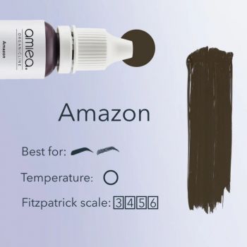 Hlavný obrázok Amiea ORGANICLINE Amazon – Organický PMU pigment na obočie – 10 ml