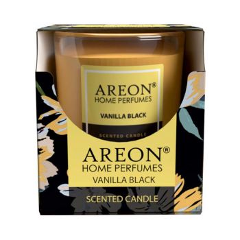 Hlavný obrázok Areon Vanilla Black vonná sviečka v skle 120g