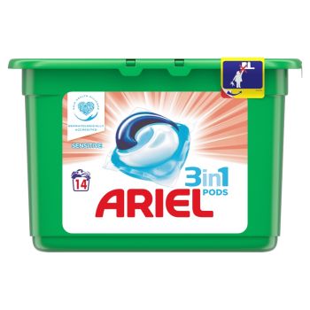 Hlavný obrázok Ariel 3in1 Sensitive gélové kapsule 14 praní