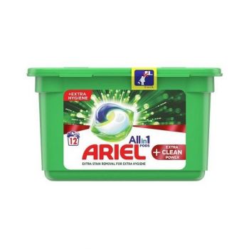 Hlavný obrázok Ariel All in 1 Pods 12 praní Extra Clean kapsule na pranie