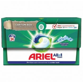 Hlavný obrázok Ariel All in 1 Pods Mountain Spring kapsule na pranie 24 praní