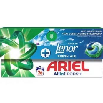 Hlavný obrázok Ariel Allin1 Pods+ Touch of Lenor Fresh Air kapsule na pranie 540,8g 26 praní
