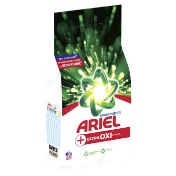 Hlavný obrázok Ariel Aquapuder Ultra Oxi Effect prášok na pranie 2470g 38 praní