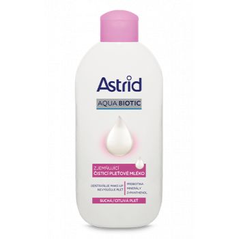 Hlavný obrázok Astrid Aqua Biotic zjemňujúce čistiace pleťové mlieko pre suchú a citlivú pleť200ml