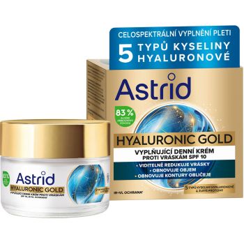Hlavný obrázok Astrid Hyaluronic Gold denný krém proti vráskam 50ml
