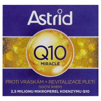 Hlavný obrázok Astrid Q10 Miracle nočný pleťový krém 50ml