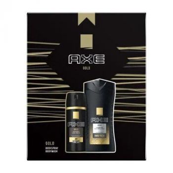 Hlavný obrázok Axe darčeková kazeta pre mužov Gold sprchový gél 250ml, deodorant 150ml