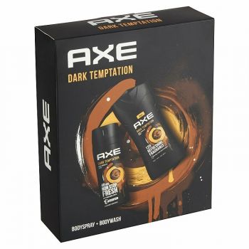 Hlavný obrázok AXE DARK TEMPTATION darčeková kazeta pre mužov Sprchový gél 250ml, Deodorant 150ml