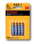 Baterky Kodak Max 4ks LR03 AAA