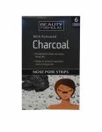 Beauty Formulas Charcoal čistiace prúžky na nos s aktívnym uhlím 6ks