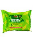 Beauty Formulas Tea Tree čistiace obrúsky na tvár 30ks