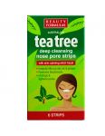 Beauty Formulas Tea Tree čistiace prúžky na nos 6ks