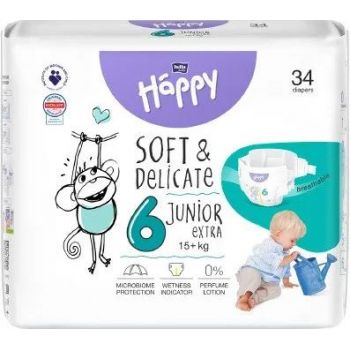 Hlavný obrázok Bella baby Happy plienky 6 Junior Extra 15+kg 34ks