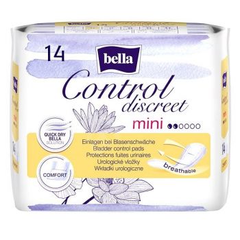 Hlavný obrázok Bella Control Discreet Mini urologické vložky 14ks 