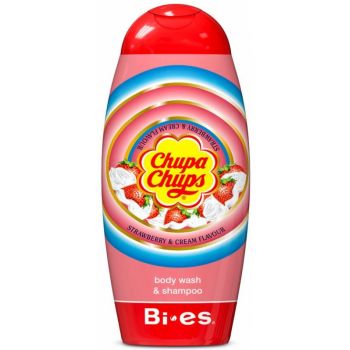 Hlavný obrázok Bi-es Chupa Chups sprchový gél 2v1 250ml Strawberry & Cream Flavour