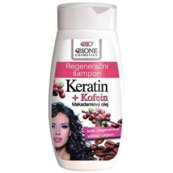 Hlavný obrázok Bione Cosmetics Bio Kofeín&Keratín regeneračný šampón na vlasy 260ml