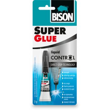 Hlavný obrázok BISON Super glue Control sekundové lepidlo 3g 