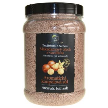 Hlavný obrázok Body Tip Aromatická soľ do kúpeľa Makadamový orech s vanilkou 1,5kg