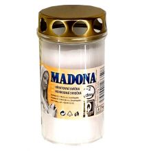 loader for Bolsius Madona náhrobná sviečka biela 2 dní 135g s krytom 23350