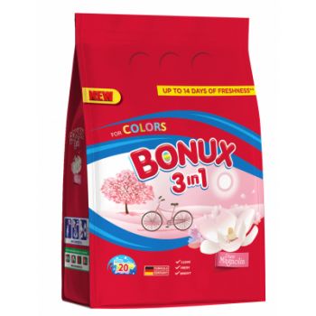 Hlavný obrázok Bonux Color Magnólia prášok na pranie 3in1 1,5kg 20 praní