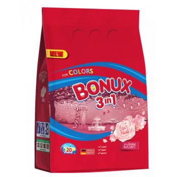 Hlavný obrázok Bonux Color Rose prášok na pranie 3in1 1,5kg 20 praní