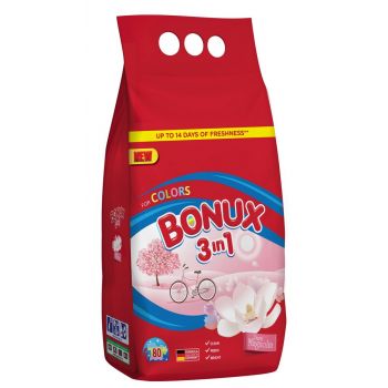 Hlavný obrázok Bonux prášok na pranie 3in1 6kg Color Pure Magnolia 80 praní