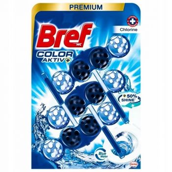 Hlavný obrázok Bref Color Aktiv Chlorine WC blok 3x50g 