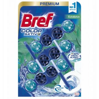 Hlavný obrázok Bref Color Aktiv Eucalyptus WC blok 3x50g