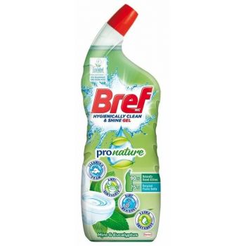 Hlavný obrázok Bref Hygienically Clean & Shine Pro Nature Eco Mint&Eukalyptus WC gél 700ml