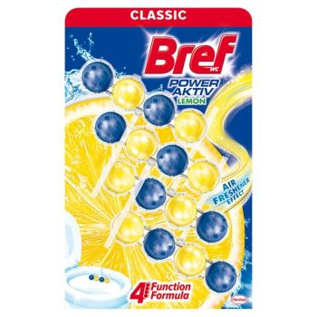 Hlavný obrázok Bref Power Aktiv Lemon WC blok 4x50g 