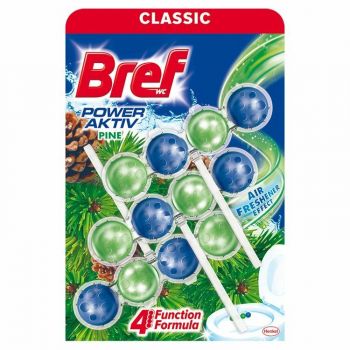 Hlavný obrázok Bref Power Aktiv Pine WC blok 3x50g