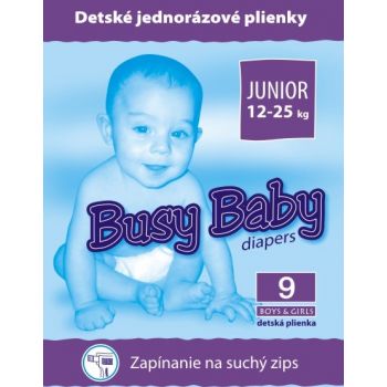 Hlavný obrázok Busy Baby Junior 12-25kg detské plienky 9ks