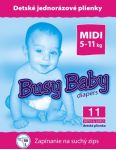 Busy Baby MIDI 5-11kg detské plienky 11ks