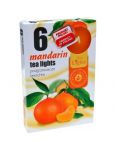 Čajové vonné sviečky Mandarika 6ks