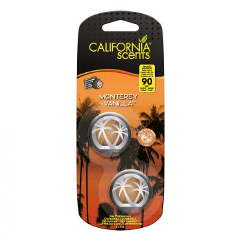 Hlavný obrázok California Car Scents osviežovač vzduchu Monterey Vanilla 2x3ml 90dní