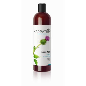 Hlavný obrázok Carpathia Lopúch, Žihľava, Mäta šampón proti lupinám 350ml
